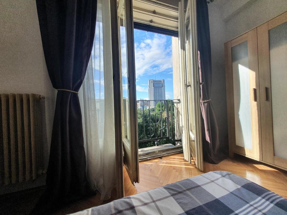 Charming Studio With City View Bukarest Exterior foto