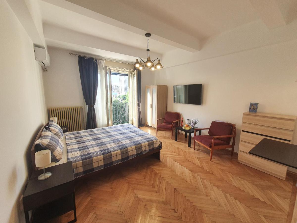 Charming Studio With City View Bukarest Exterior foto