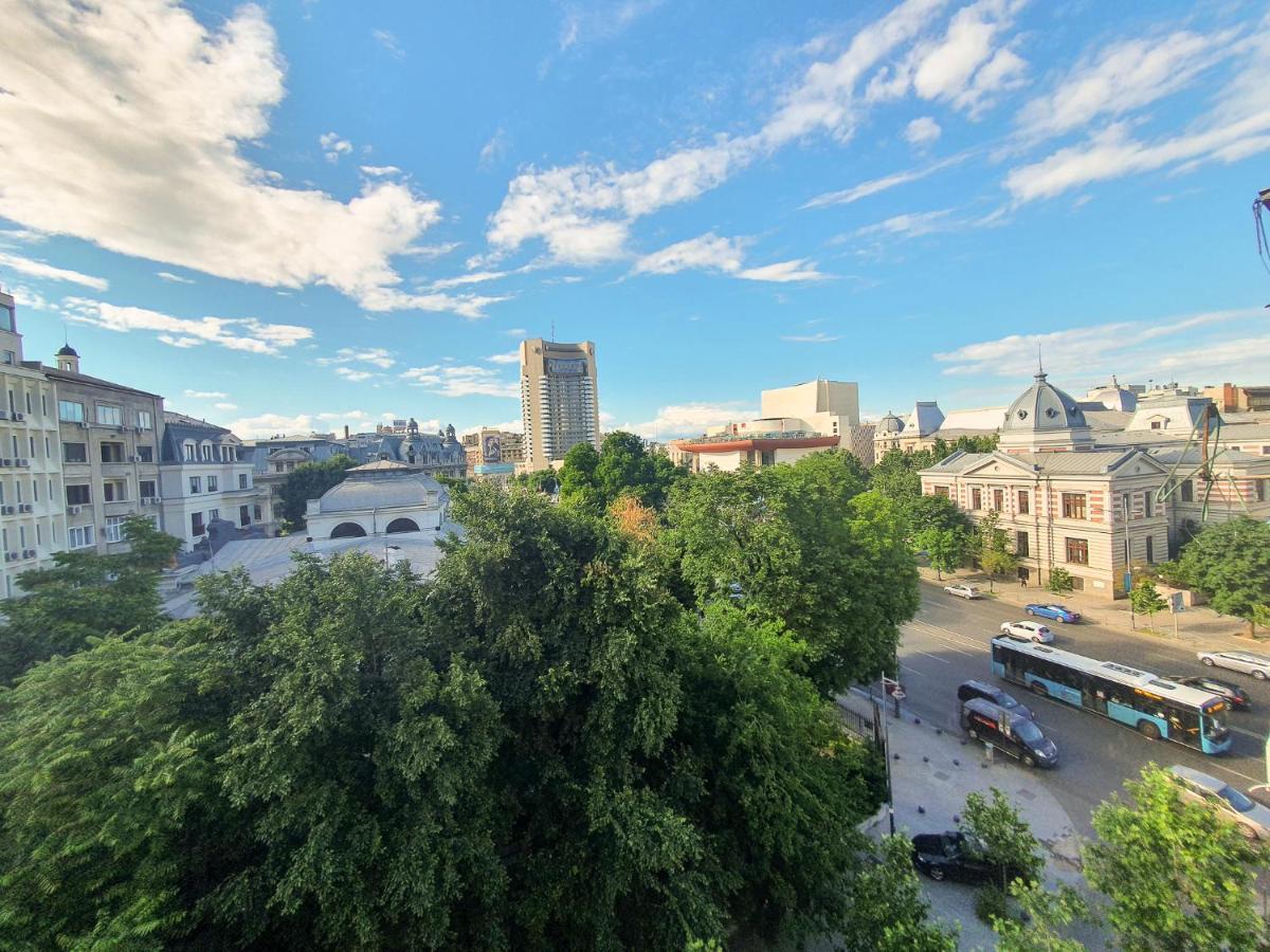 Charming Studio With City View Bukarest Exterior foto