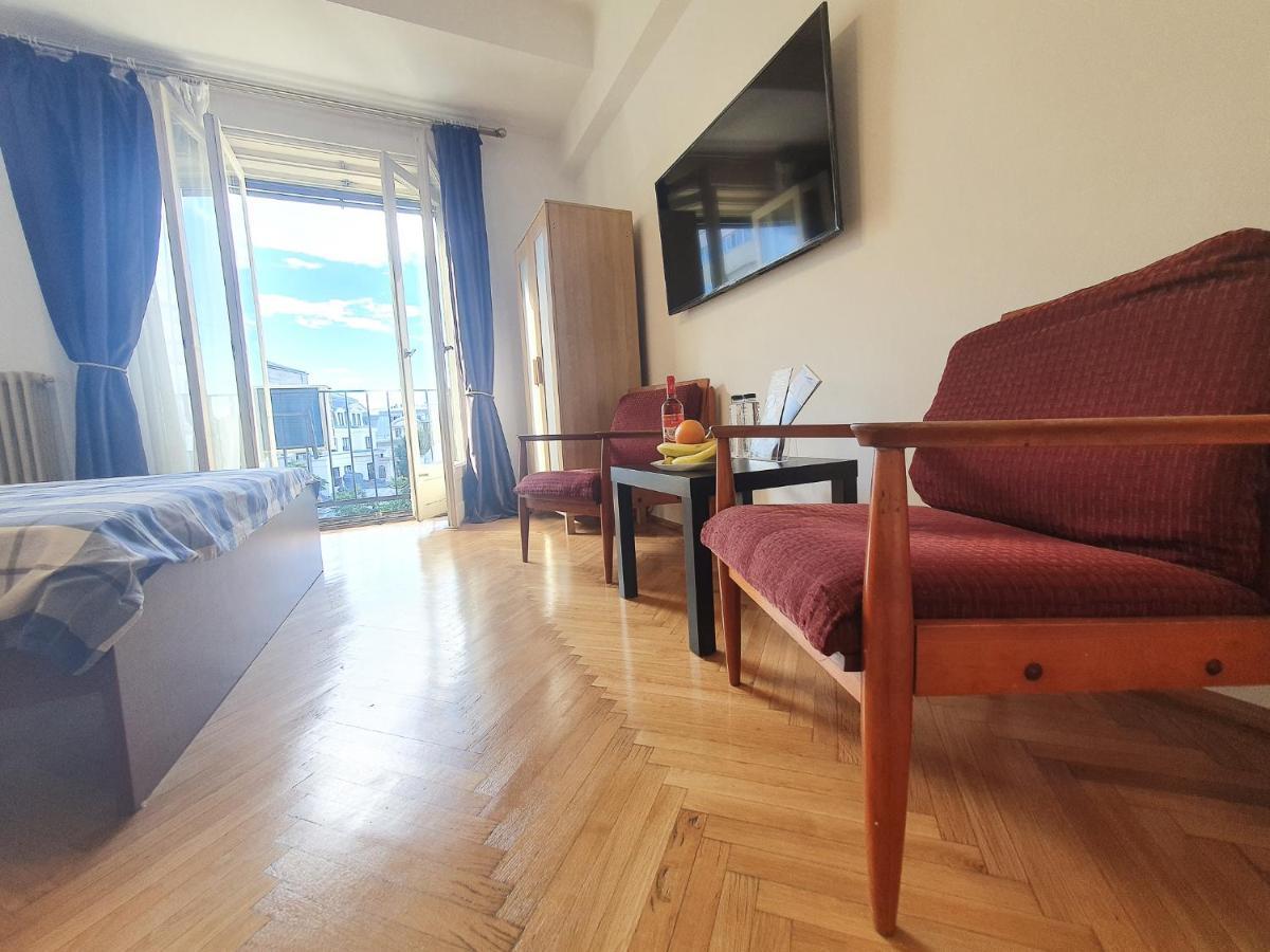 Charming Studio With City View Bukarest Exterior foto