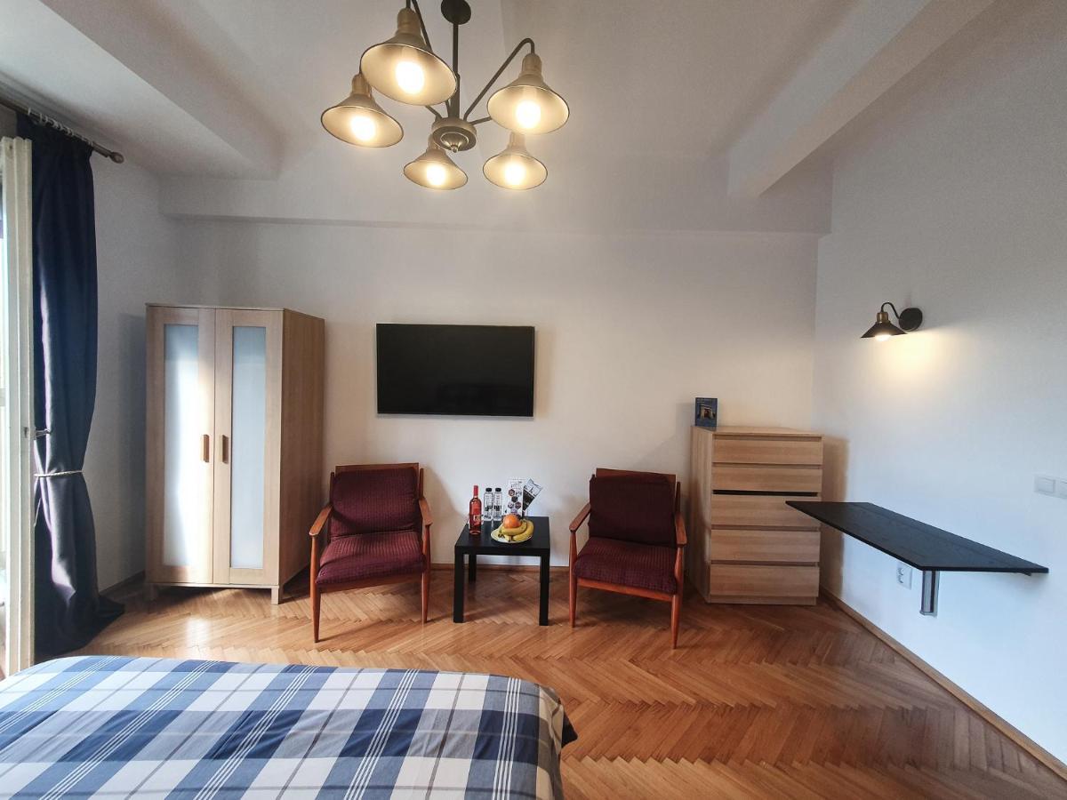 Charming Studio With City View Bukarest Exterior foto